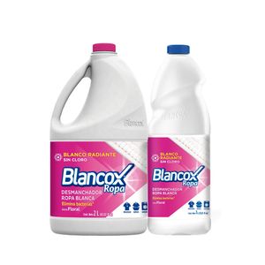 Desmanchador ropa blanca Blancox x 2000 ml + desmanchador x 1000 ml