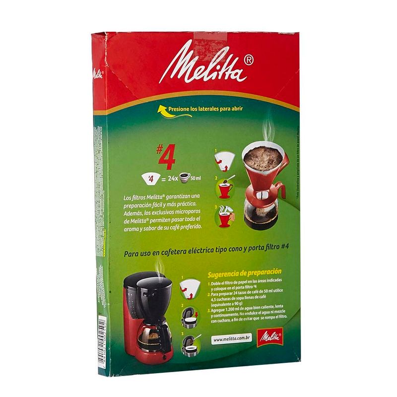 Melitta Filtro de cono para Cafetera 10 Taza, 1 unidad