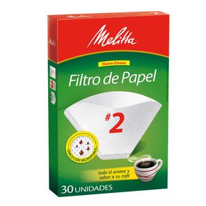Filtro papel micro poros Melitta n.2 x 30 und