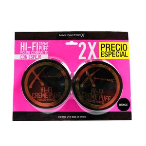 Polvo compacto creme puff bronce Max Factor x 2 unds x 15 g c-u
