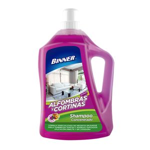 Shampoo concentrado Binner Alfombras y Cortinas bouquet x1900ml