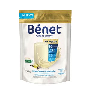 Alimento Benet vainilla polvo sin azúcar x 400g