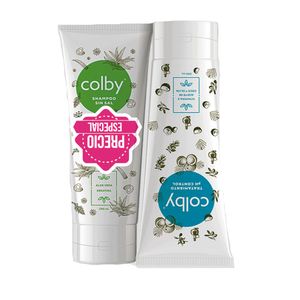 Kit Colby shampoo x280ml + tratamiento x250ml aceite de coco y oliva