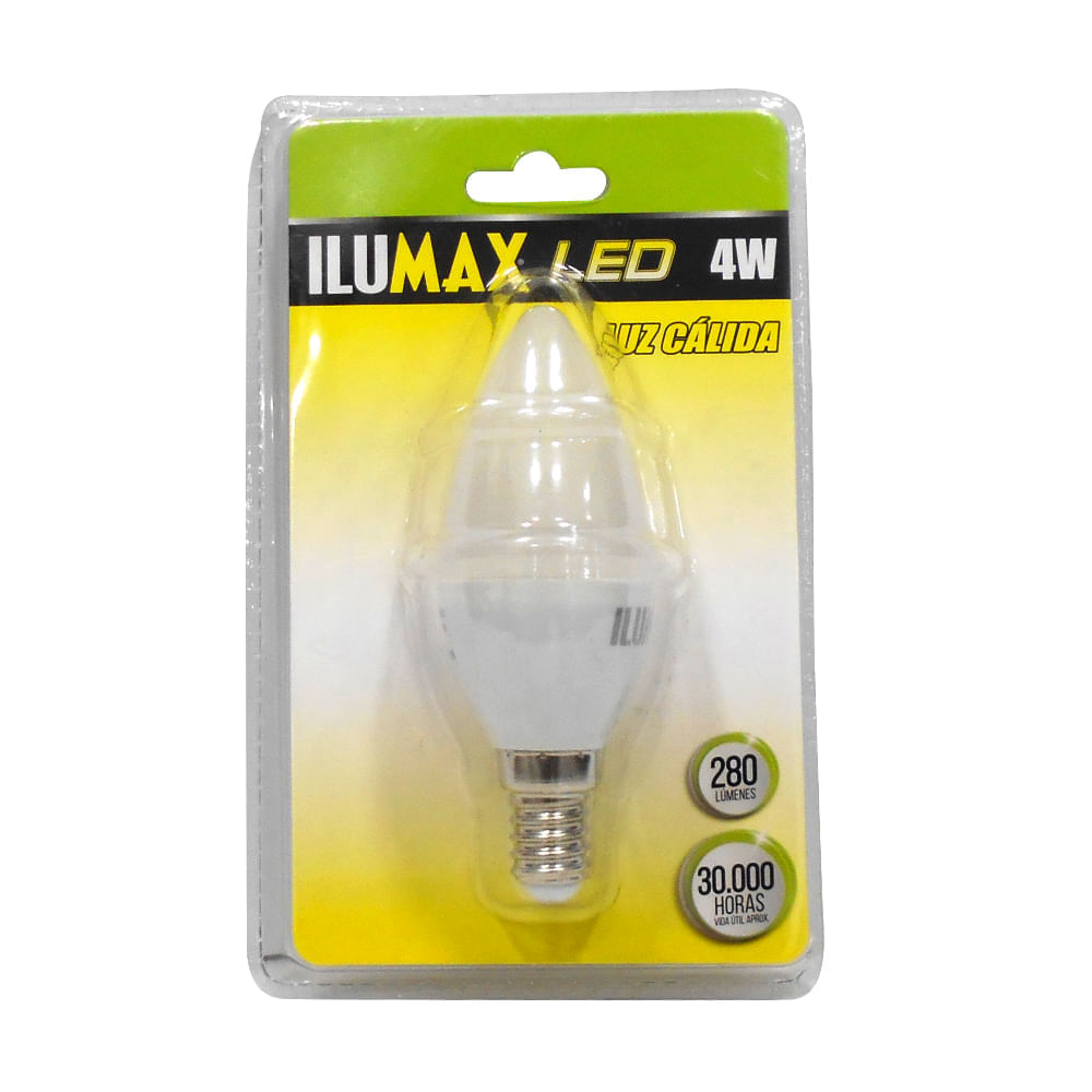 Led velita 4W luz calida e14 30000 horas Ilumax
