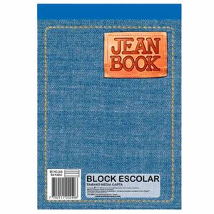 Block jean book oficio cuadriculado jean book