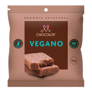 Brownie Chocolov artesanal vegano x 65g