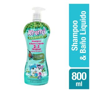 Shampoo arrurru naturals bano liquido orig. x800ml