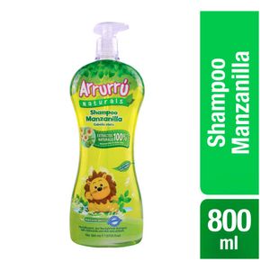 Shampoo arrurru naturals manzanilla cab. cl.x800ml