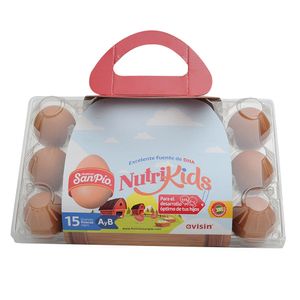 Huevos san pio nutrikids a rojo x15und