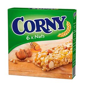 Barra cereal Corny nueces x 150g