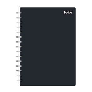 Cuaderno argollado pasta dura 95 sport masculino 80 hojas cuadriculado Scribe