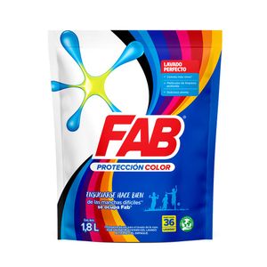 Detergente Fab liquido proteccion color+vivosx1.8l
