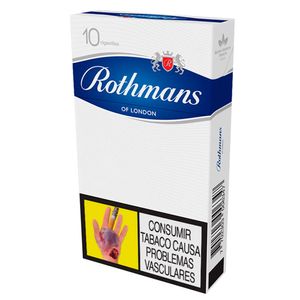 Cigarrillo Rothmans Azul Cajetilla x10und