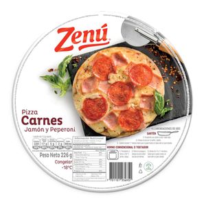 Pizza zenu carnes x226g