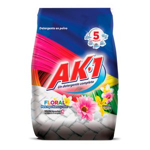 Detergente ak1 floral polvo x 1450g