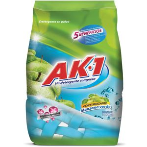 Detergente ak1 suavizante manzana verde x3900g