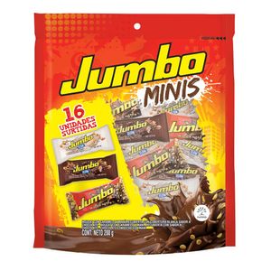 Chocolates jumbo minis x 16und x288g