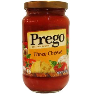 Salsa Prego italiana tres quesos x 396g