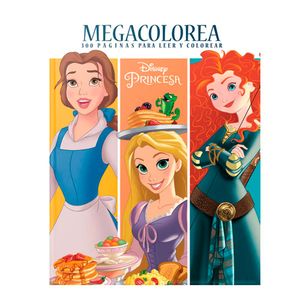 Libro Megacolorea Princesas Editorial 3J