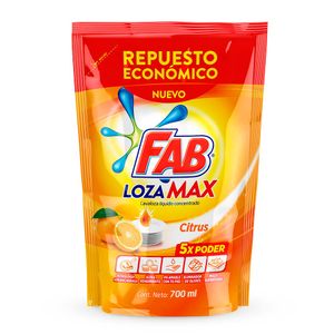 Lavaloza fab loza max citrus liquido rep.x700ml