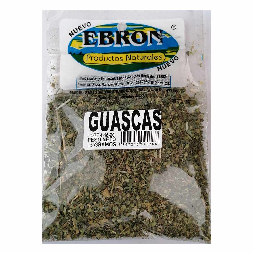 Guascas secas Productos naturales Ebron 15g Tiendas Metro