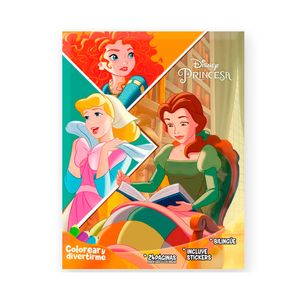 Libro para colorear y divertirme princesas