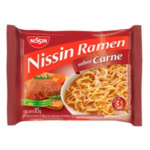 Pasta Nissin Ramen sabor carne x85g