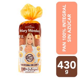 Pan Fitcook by Mary Mendez integral canela sin lactosa x 430 g