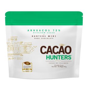 Chocolate Cacao Hunters Oscuro72% Mini Arhuacosx240g