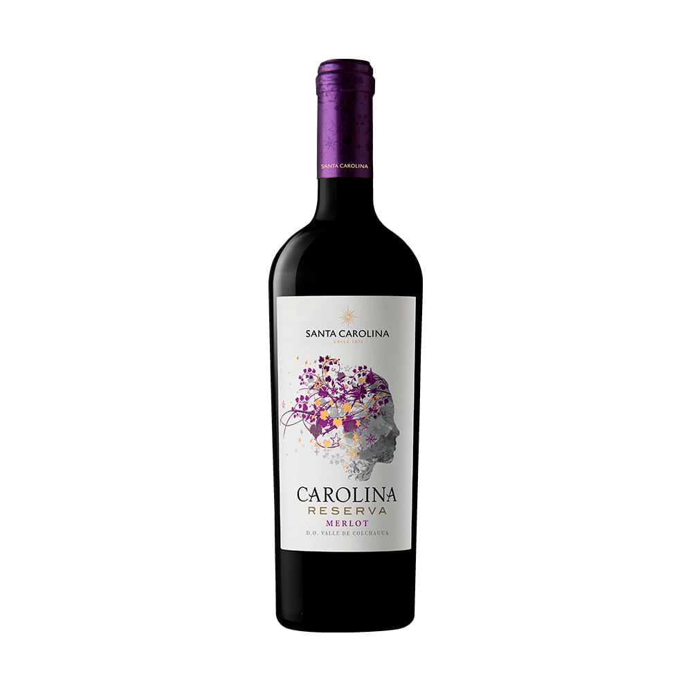 Vino Tinto Santa Carolina Merlot Reserva Tiendas Jumbo   7804350600360 