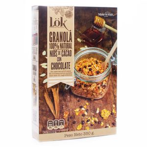 Granola Lok 100% natural nibs cacao chocolatex350g