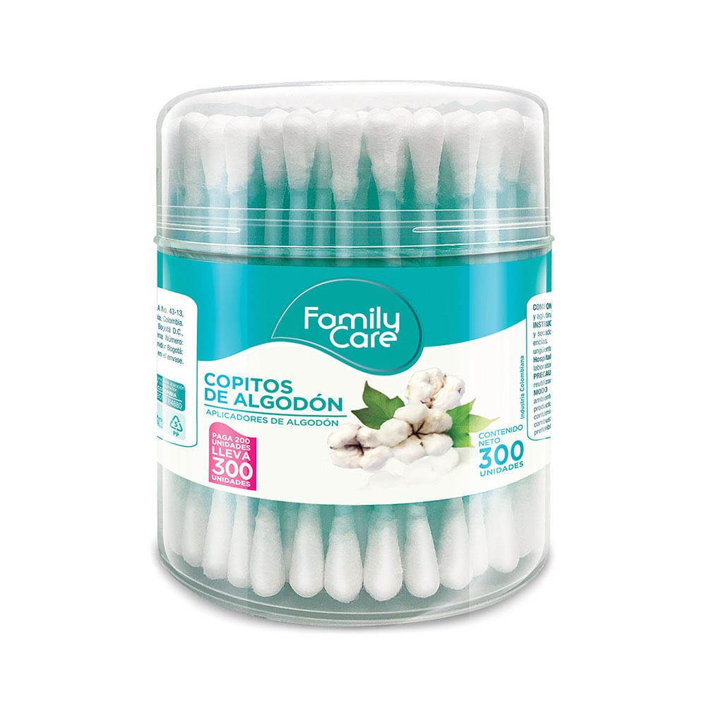 Copitos family care algodon pg.200und lev.300und