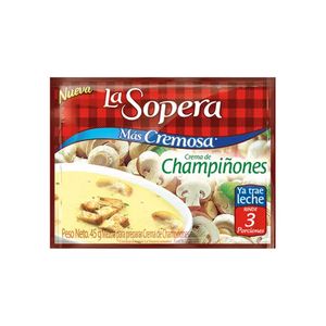 Crema La Sopera champiñones x45g