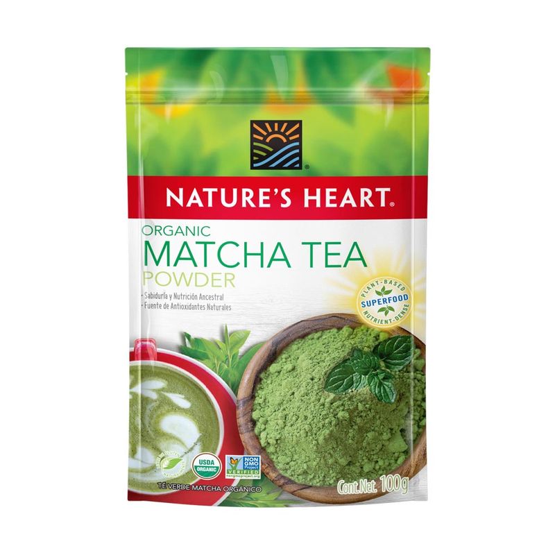 Te matcha orgánico polvo Natures Heart x100g - Tiendas Jumbo