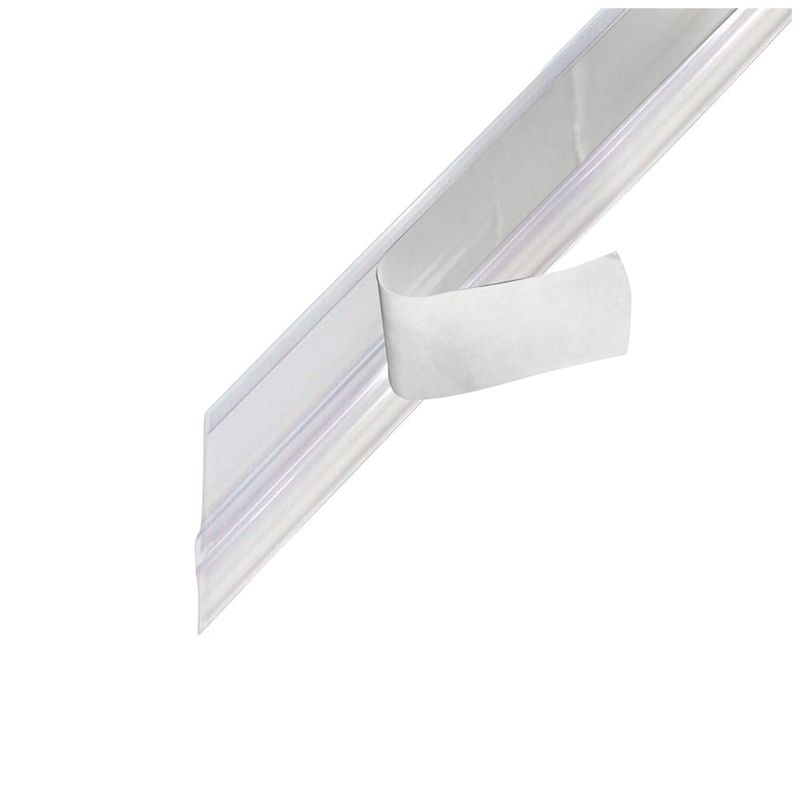 Bajo puerta de PVC adhesivo AXTON cepillo 1 metro blanco