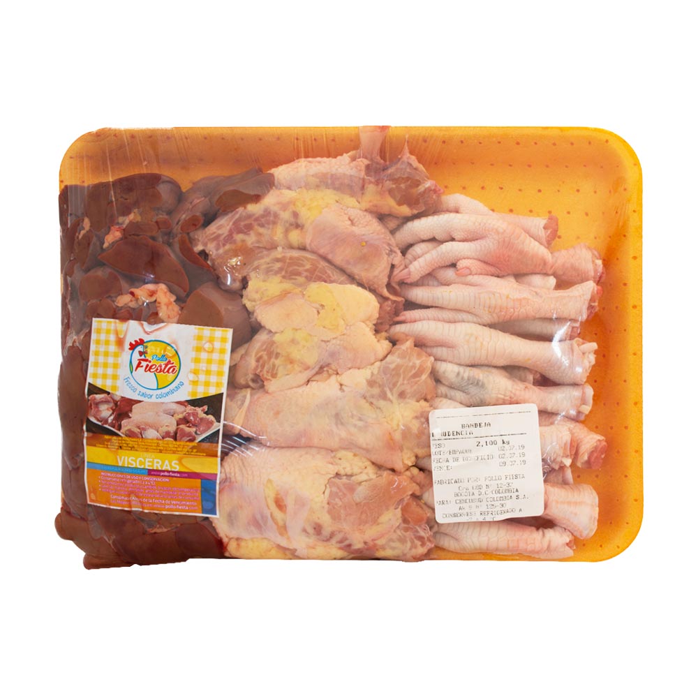 Menudencias de pollo en bandeja x 500g - Tiendas Jumbo