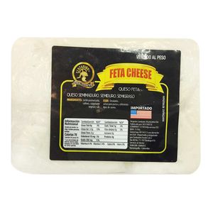 Queso Semimaduro Feta Cheese Trozo x210g