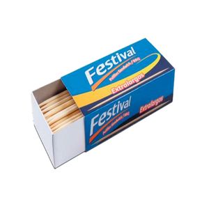 Palillos redondo extra largo Festival caja x 35 g