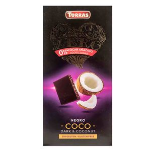 Chocolate Torras Zero Negro Coco X125G