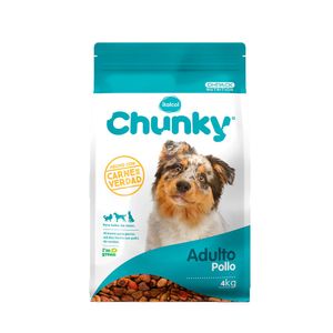 Alimento para perro Chunky pollo adultos x 4 kilos