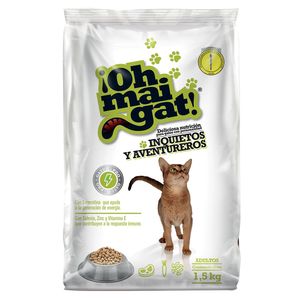 Alimento para gatos Oh mai gat Inquietos y Aventureros x 1,5kg