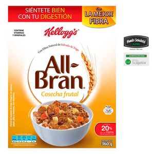Cereal all bran cosecha frutal x 360g