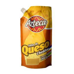 Salsa Azteca queso cheddar doypack x200g