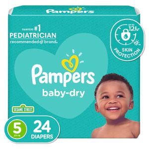Pañales Pampers Baby-Dry Etapa 5x 24 unidades