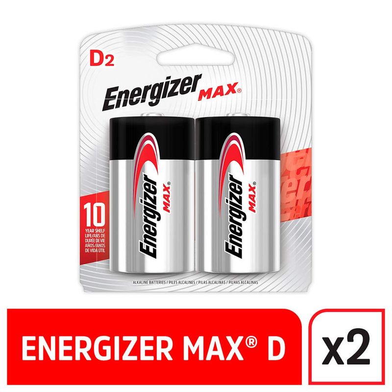 Pila Alcalina AAA Energizer Max x2 und - Tiendas Metro