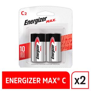Pila Alcalina C Energizer Max x2 und