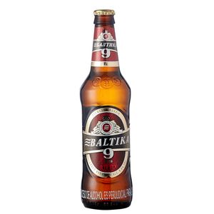 Cerveza Baltika 9 Extra Botella x 450 Ml