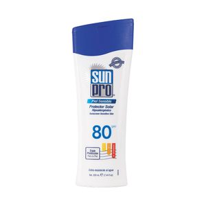 Protector solar piel sensible spf 80 Sun pro x 220 ml