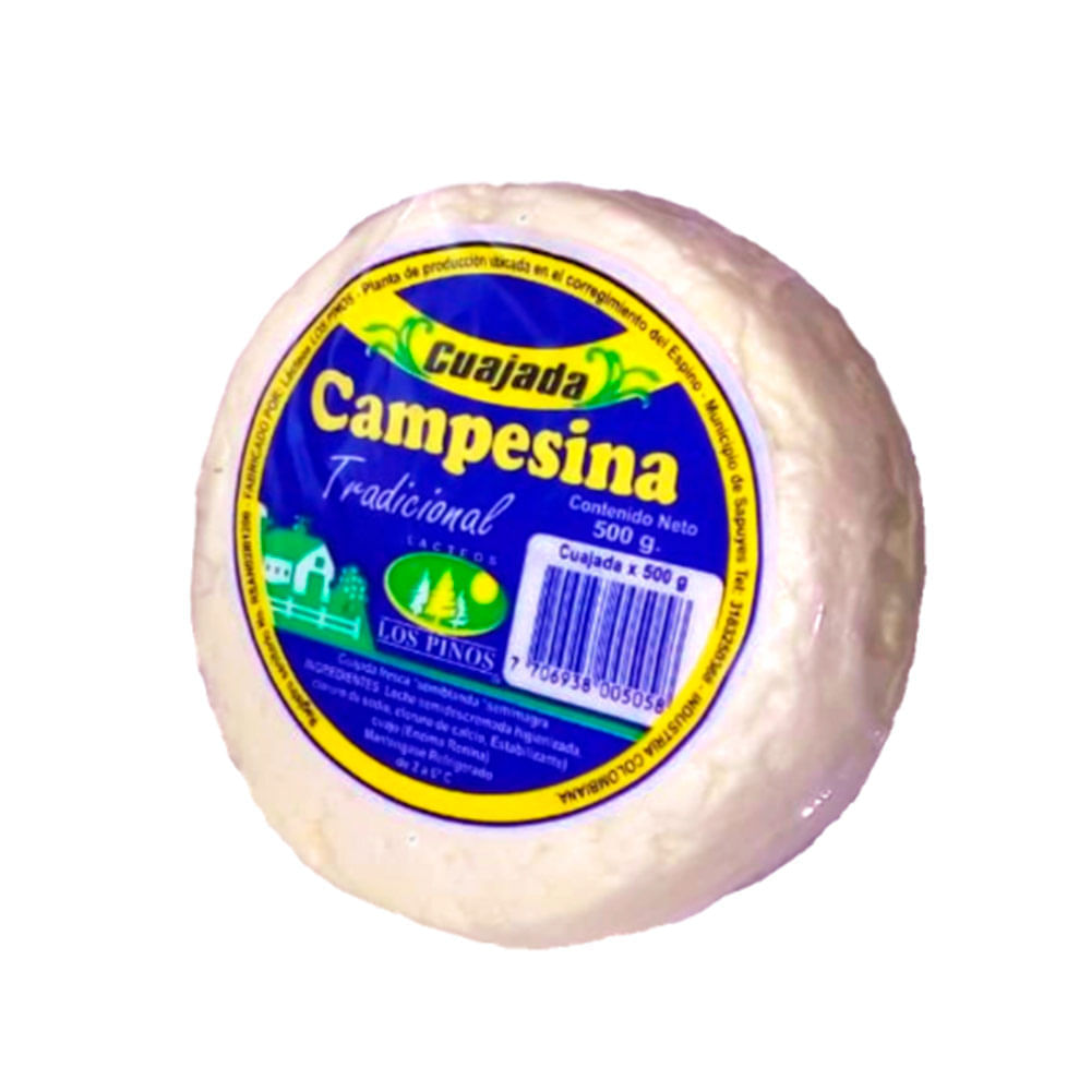 Queso Cuajada Los Pinos Campesina X500g Tiendas Jumbo