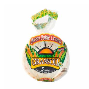 Arepas Gransoli con queso crema descremado x450g